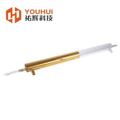 Lámpara de calefacción de halógenos de tubo gemelo THC100277 200-6000W Revestimiento transparente