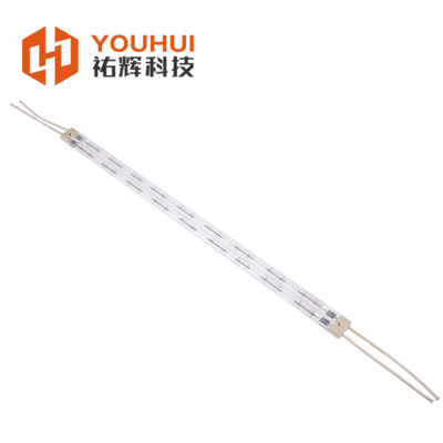 Buen precio Lámpara de calefacción por infrarrojos de doble tubo de cuarzo blanco 200-4000W 400V en línea