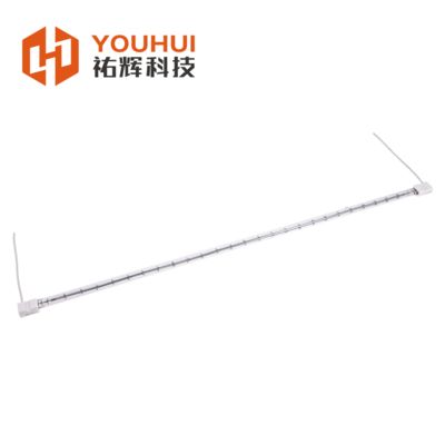 Lámpara Infrarroja de Cuarzo de Tubo Único con Filamento de Tungsteno y Vidrio de Cuarzo para Aplicaciones Industriales