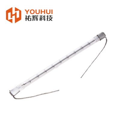 Buen precio High quality quartz halogen heating lamp tube appears on both ends en línea