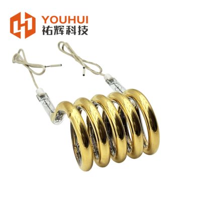 Buen precio 24-575V Voltage 39-600mm Outside Diameter 1100-2600℃ Filament Temperature Ring Infrared Lamp Circular Infrared Heater Tube en línea