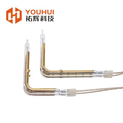 Buen precio Industrial Use 1250°C Working Temperature High Purity Quartz Infrared Heating Element and Halogen Heating Tube en línea