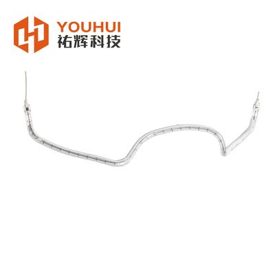 Buen precio Tubo de elemento calefactor infrarrojo con revestimiento blanco de 150-6000W y vida útil de 5000 horas para calefacción industrial en línea