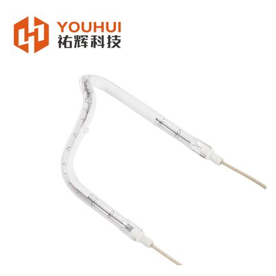 Buen precio Tubo de lámpara de calefacción infrarroja con contorno 3D personalizado con 5000-20000h de vida útil, 1100-2600°C de temperatura del filamento y 150-6000W de potencia en línea