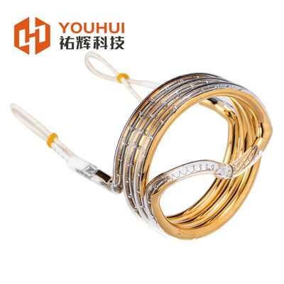 Buen precio Lámpara de cuarzo infrarrojo de tubo único 3D con recubrimiento de oro de 8-14 mm con vida útil de 5000-20000 h Tubo halógeno en línea