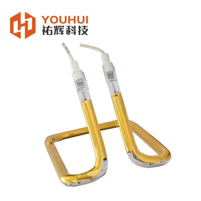 Buen precio Lámpara de halgeno simple de tubo de elemento de calefacción infrarrojo de cuarzo personalizado para calefacción industrial en línea