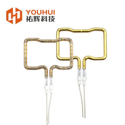 Buen precio Tubo de elemento calefactor infrarrojo recubierto de oro de 150-6000W con vida útil de 5000 horas en línea