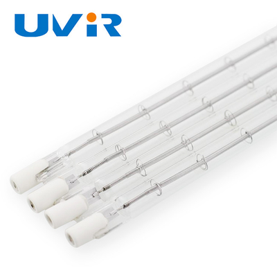 Buen precio Base transparente de los calentadores infrarrojos R7S del tubo de cristal para la sequedad de pintura en línea