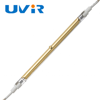 Lámparas infrarrojas del reflector del oro de la lámpara de calor del halógeno del cuarzo de la onda corta RS 500W
