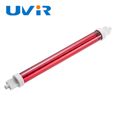 Buen precio Elemento de calefacción infrarrojo de cerámica de cristal rojo de las lámparas 1500m m del Ir de la onda corta de cuarzo en línea