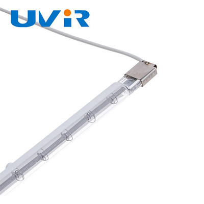 Lámpara infrarroja de capa blanca semi plateada 235V 1000W SK17 del cuarzo