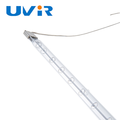 Calentadores infrarrojos del tubo del cuarzo del tungsteno de SK17 1000W con base metálica para la máquina que sopla