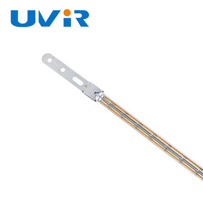Cuarzo infrarrojo Heater Lamp 400V 3000W del tubo de cristal con el reflector de la capa del oro