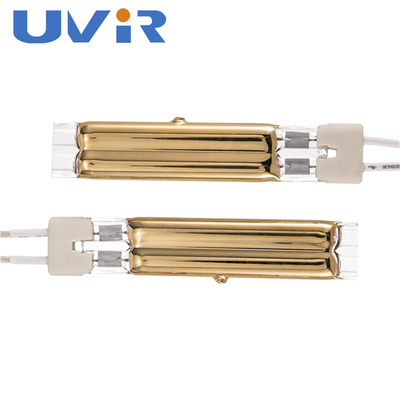Buen precio capa infrarroja del oro de los calentadores TC01 del halógeno del cuarzo 3400W para la activación del pegamento de la automatización en línea