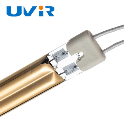 Good price Lámpara de calefacción infrarroja de la fibra de carbono de oro 380V 4800W para la sequedad en línea