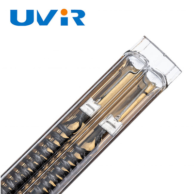 Good price capa de Heater Lamps Tubular Shape Gold del infrarrojo del cuarzo de 230V 2500W en línea