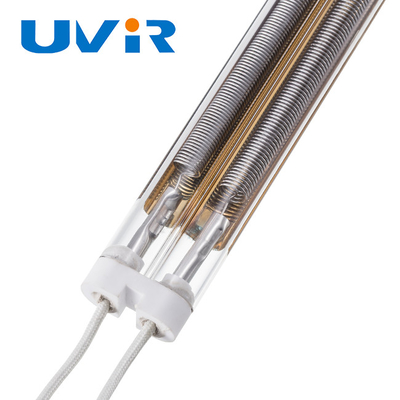 Good price lámpara de infrarrojo de la onda media 3250W, lámpara de la calefacción IR de la capa del oro en línea