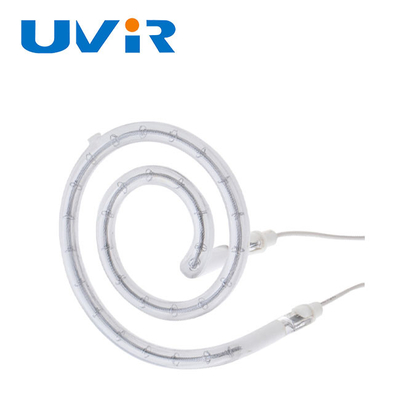 Buen precio Tipo filamento blanco de la eficacia alta O del vidrio de cuarzo de Ring Infrared Lamps Transparent Pitted en línea