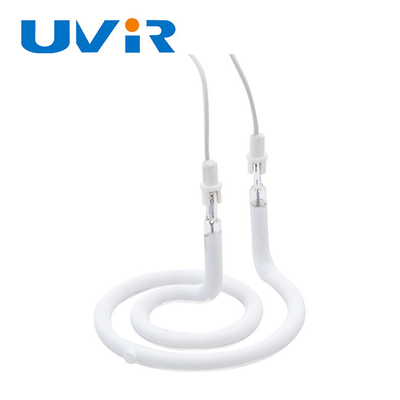 Buen precio UVIR Ring Infrared Lamps, lámpara de capa blanca 230V 1500W del Ir del halógeno del tubo del cuarzo en línea
