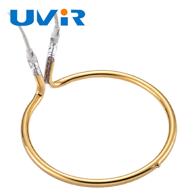 Lámpara de infrarrojos circular para calefacción precisa, lámparas de infrarrojos de anillo personalizables