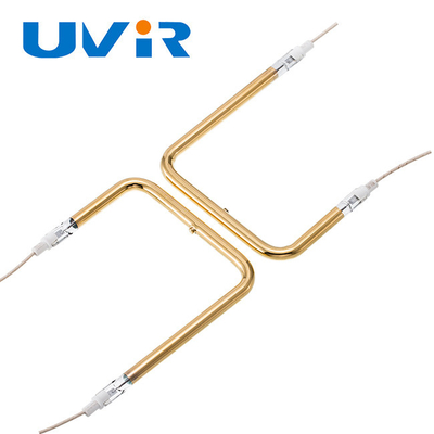 Good price El tubo infrarrojo del elemento de calefacción de UVIR, 500with usted U forma el filamento de Heater Tungsten en línea
