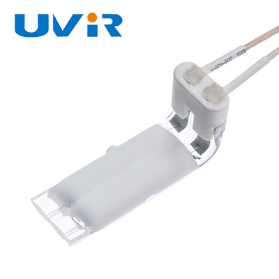 Buen precio UVIR 3D L-tipo de recubrimiento blanco elemento de calefacción infrarrojo de cuarzo 1100W 115V en línea