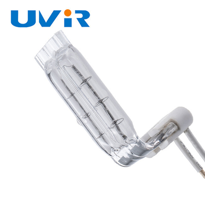 150-6000W cristal de cuarzo 3D forma L tipo de recubrimiento blanco lámpara infrarroja