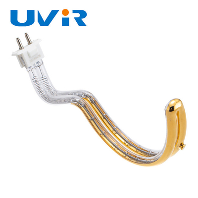 material del vidrio del elemento de calefacción del tubo del cuarzo de la forma 3D 240V 600W