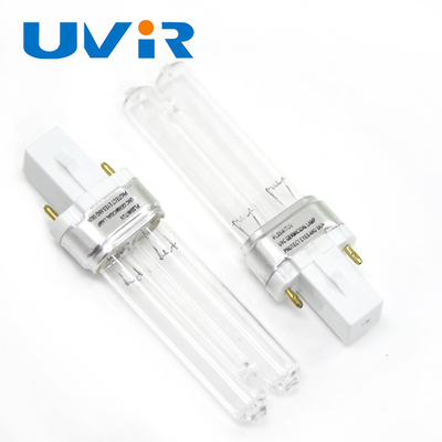 Buen precio G23 7W lámpara UV germicida cristal de cuarzo 47V esterilización en línea