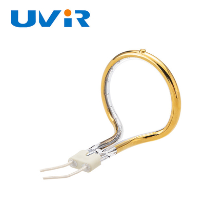 Good price Oro-capa 240V alrededor del consumo de energía baja infrarrojo de ángulo recto de la onda corta de la lámpara de calor en línea