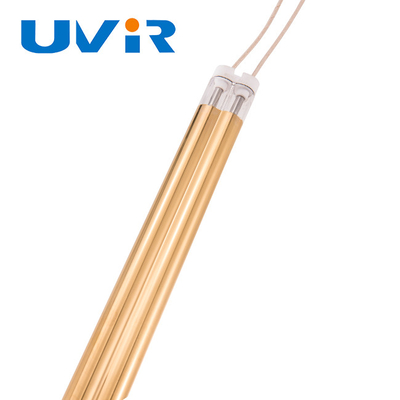 Good price Lámparas del Ir de la capa del oro para calentar el tubo gemelo de la onda media de 2500W 415V en línea