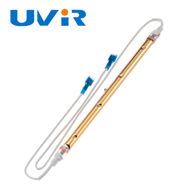 accesorios de calefacción del reflector del oro de la onda corta de las lámparas de infrarrojo del cuarzo de 900W 220V para el horno