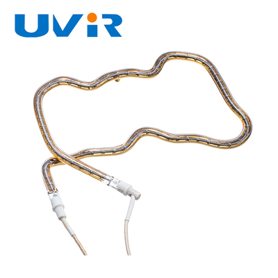 Good price Lámparas infrarrojas formadas especiales modificadas para requisitos particulares del halógeno del cuarzo del tubo de la lámpara de calefacción en línea