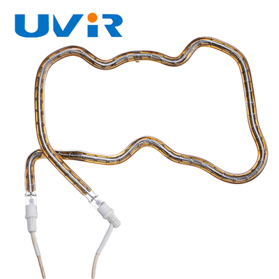 Buen precio Tubo de calefacción de ondas infrarrojas cortas en forma de oro en 3D 150-6000W en línea